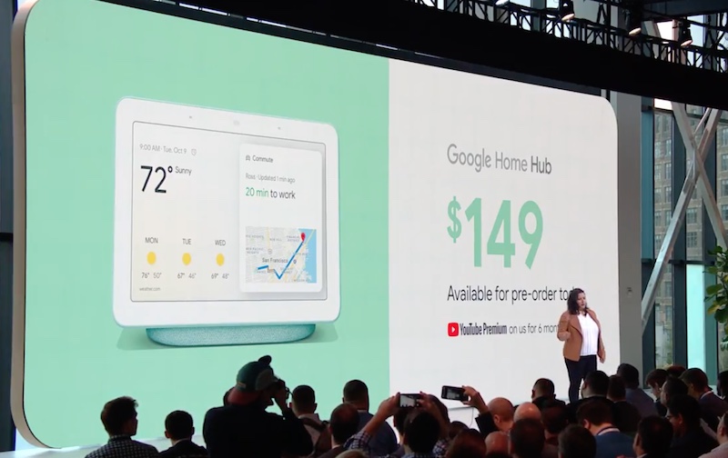 سعر جهاز Google Home Hub