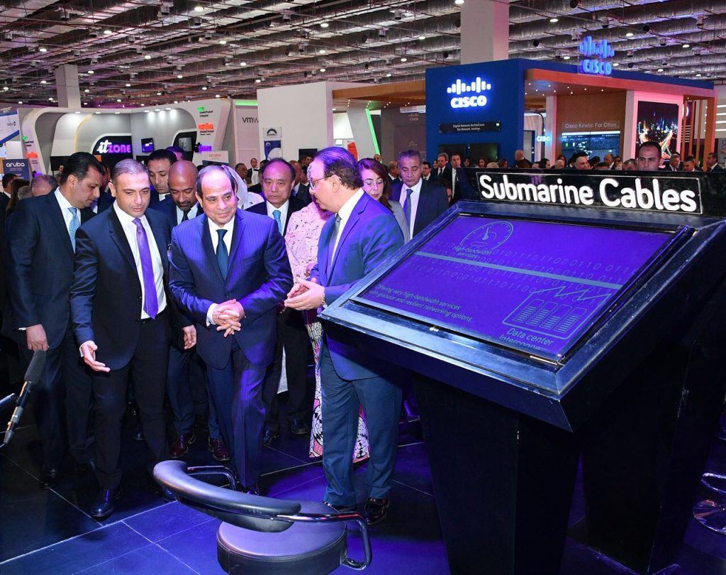 قاعات معرض Cairo ICT 2018