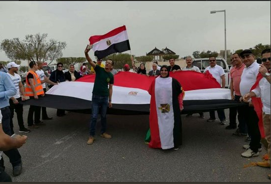 علم مصر يهيمن على المشهد في التصويت بالخارج