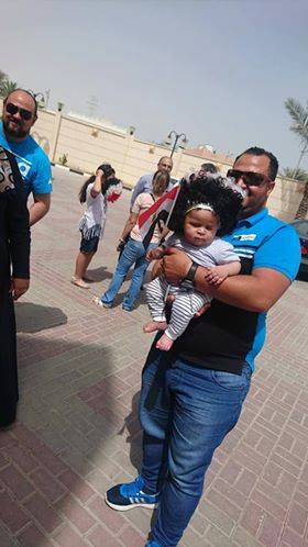 المصريون يصطحبون أطفالهم