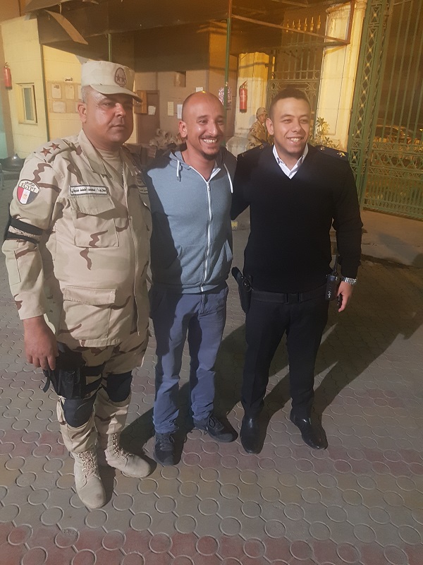 الإعلامي خالد منصور مع قيادات الجيش والشرطة
