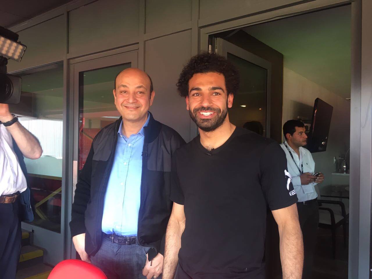محمد صلاح مع عمرو أديب