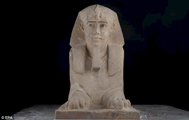 تمثال ابو الهول المكتشف (3)