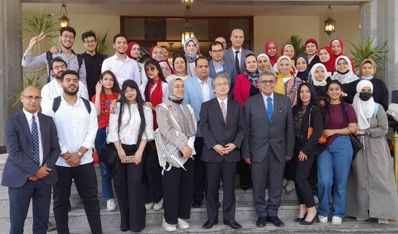 جامعة مصر للعلوم والتكنولوجيا تستضيف سفير دولة اليابان (5)