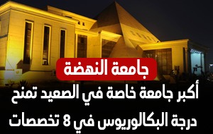 جامعة النهضة.. أكبر جامعة خاصة في الصعيد تمنح درجة البكالوريوس في 8 تخصصات