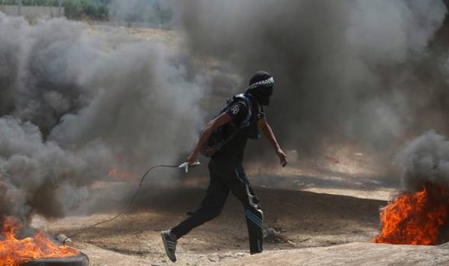اشتباكات الفلسطينيين مع قوات الاحتلال الاسرائيلي