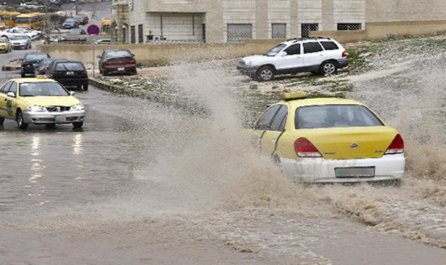 السيول والأمطار فى الأردن