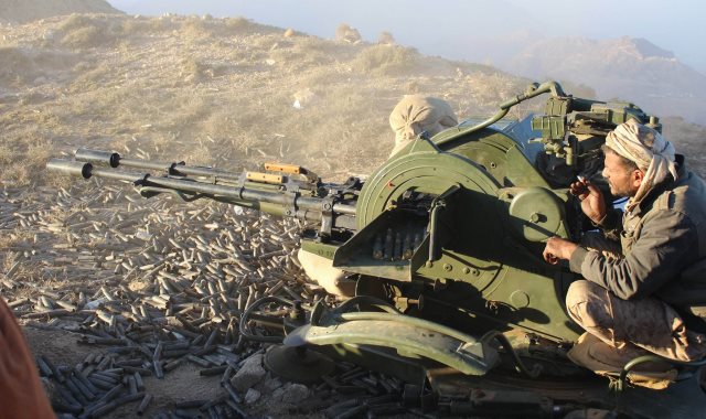 الجيش الوطنى اليمني يتقدم إلى جبال مران "مخبأ الحوثي"