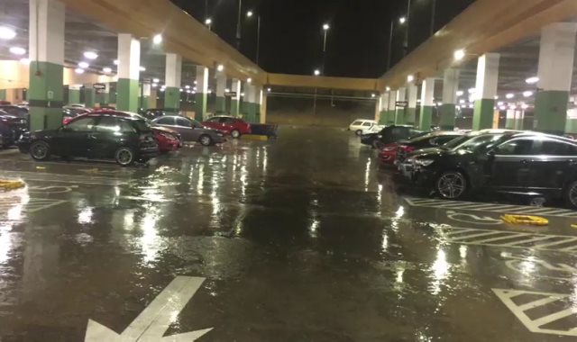 أمطار غزيرة بمدينة 6 أكتوبر