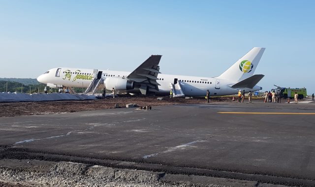 هبوط اضطراري لطائرة ركاب بمطار غيانا