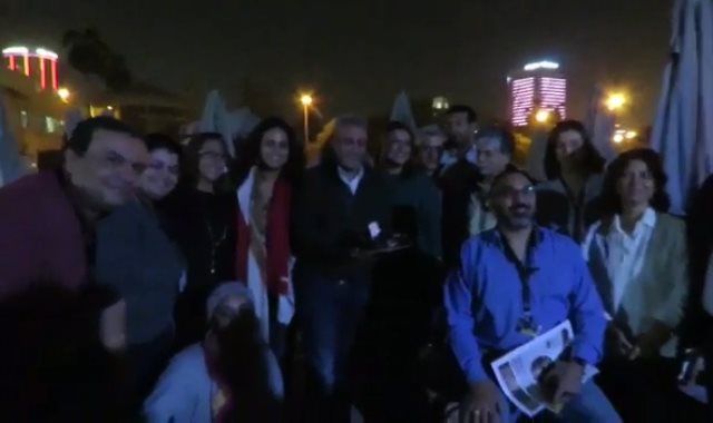 صبرى فواز يحتفل بعيد ميلاده فى مهرجان القاهرة