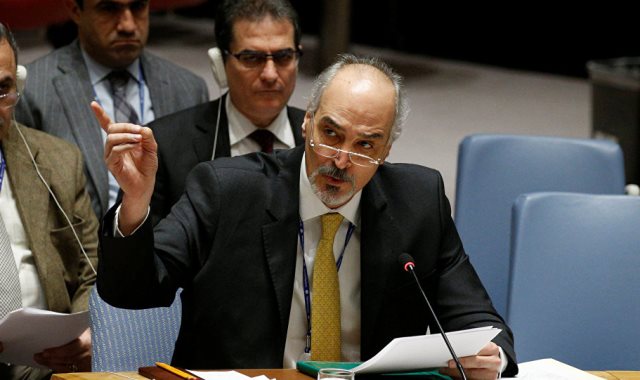  بشار الجعفرى مندوب سوريا الدائم لدى الأمم المتحدة