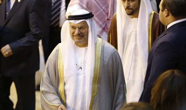 أنور قرقاش وزير الدولة للشئون الخارجية فى دولة الإمارات