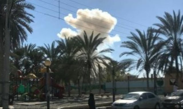 لقطات من انفجار سيارة مفخخة 