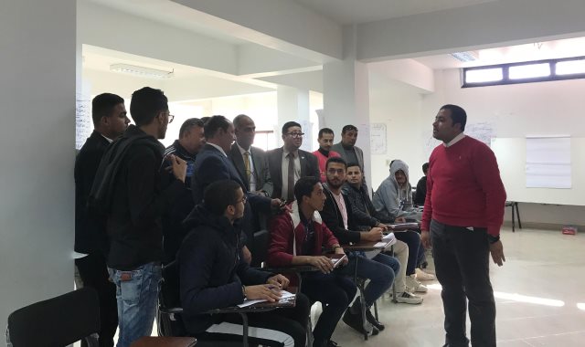 وزارة الشباب تنفذ برنامج التعليم المدني بجامعة العريش