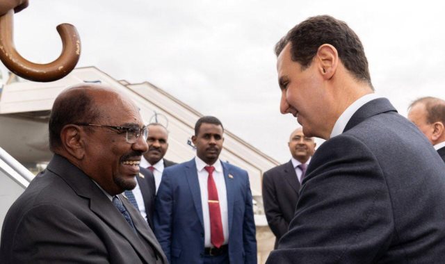 الرئيس السوري يستقبل نظيره السوداني في سوريا