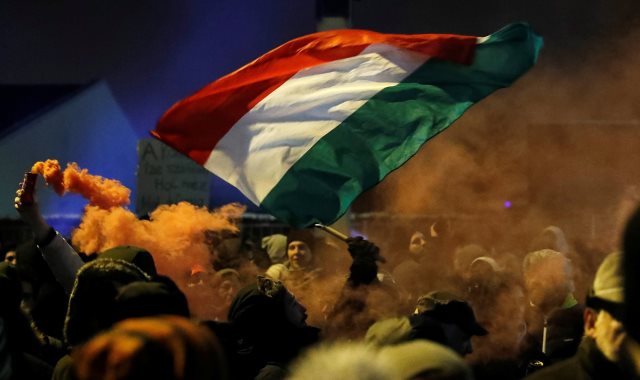 مظاهرات المجر
