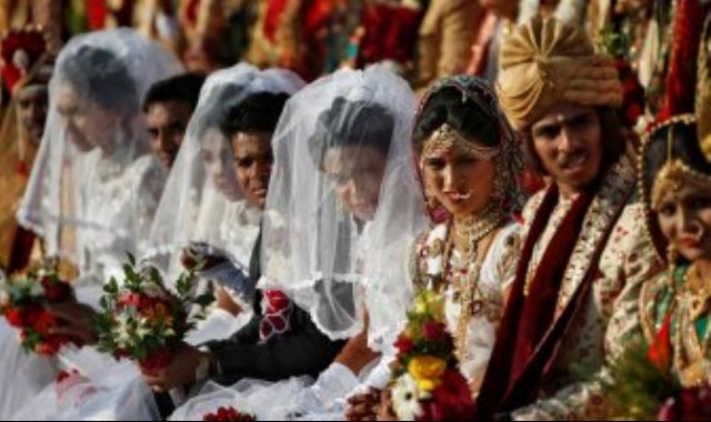 حفل زفاف جماعى فى الهند