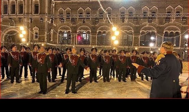 احتفالات الحرس الوطني الروسي بأعياد الميلاد