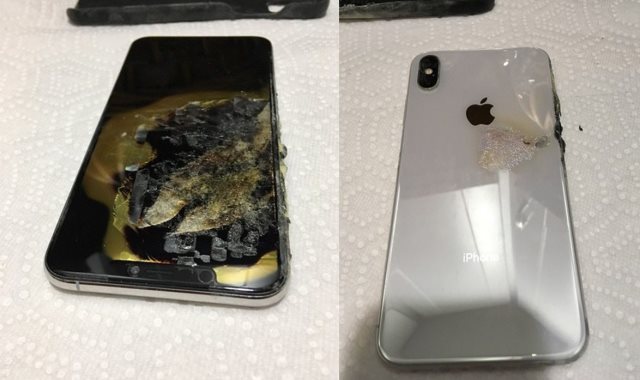 انفجار هاتف iPhone XS Max