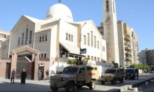 الشرطة تحمى الكنائس ودور العبادة فى محافظات مصر