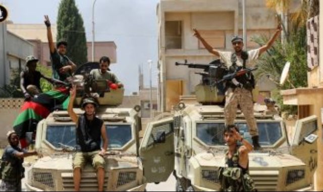 عناصر من الجيش الليبى  