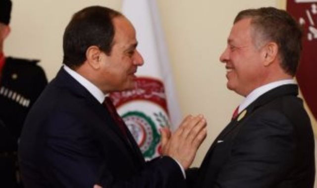 الرئيس السيسى والملك عبد الله الثانى