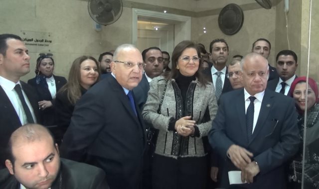 جانب من تفقد وزيرا العدل والتخطيط لمحكمة القاهرة الجديدة