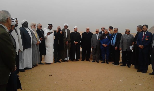   ضيوف مؤتمر الشئون الإسلامية فى الهرم