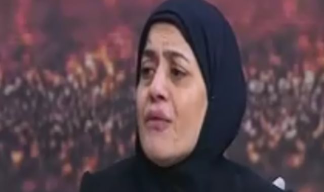 سوزان عبد المجيد والدة الشهيد الرائد إسلام مشهور