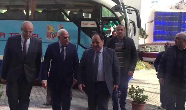 محافظ بورسعيد يستقبل وزير المالية