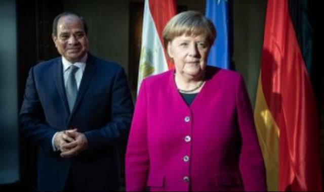 الرئيس السيسى والمستشارة الألمانية