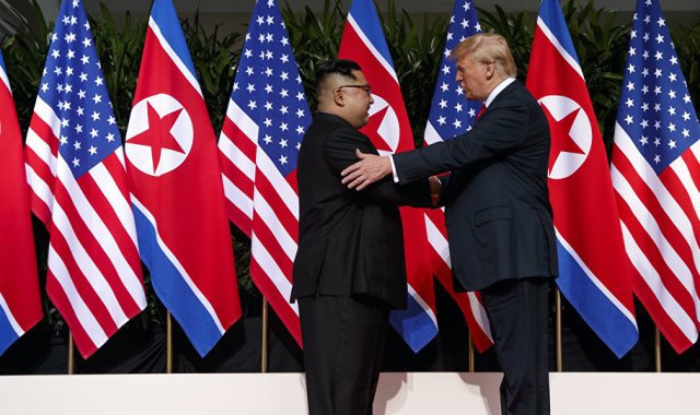 رئيسا كوريا الشمالية وأمريكا