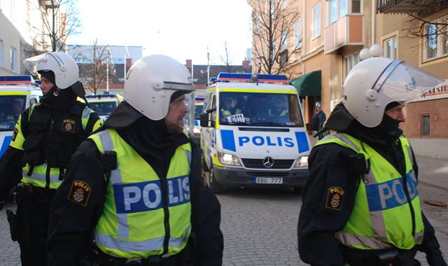 قوات الأمن السويدية