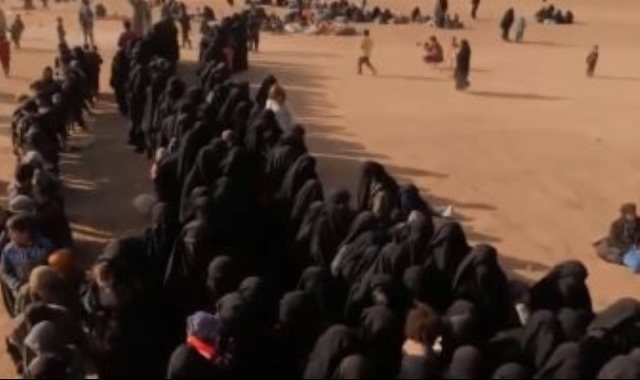 زوجات مسلحى داعش فى الباغوز