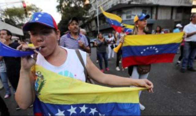 تظاهرات فى فنزويلا