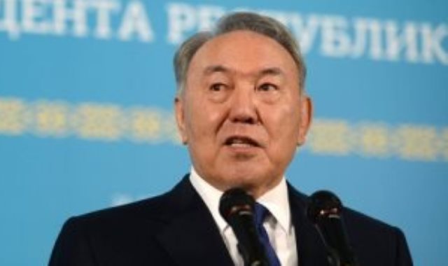 رئيس كازاخستان المستقيل نور سلطان نازارباييف