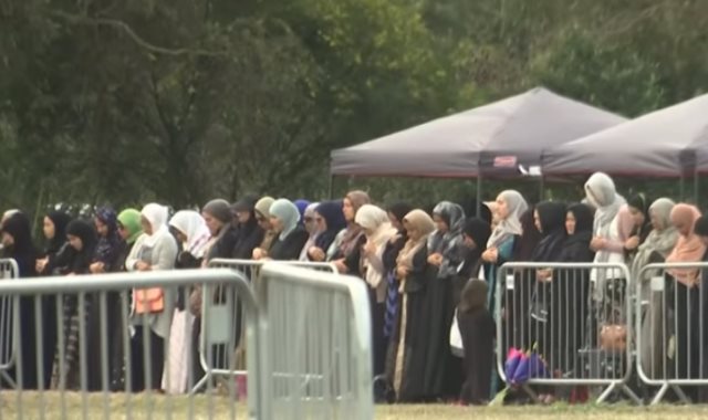 جنازة شهداء مذبحة نيوزيلاندا