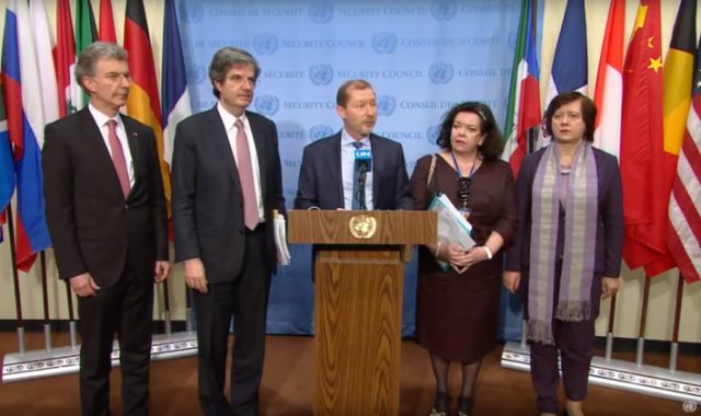 مندوبو فرنسا وبلجيكا وبريطانيا وألمانيا وبولندا في الأمم المتحدة يصدرون بيانا مشتركا حول الجولان