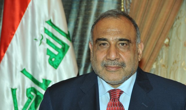  رئيس الوزراء العراقى عادل عبد المهدى