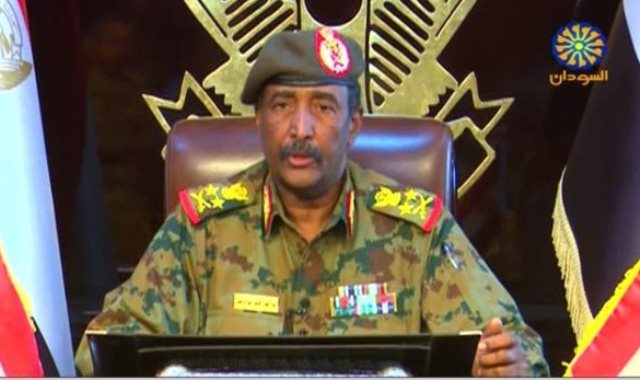  عبد الفتاح البرهان رئيس المجلس العسكرى الانتقالى فى السودان
