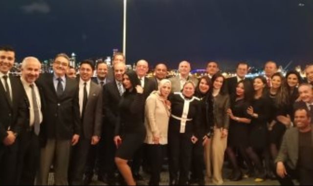 حفل شركة بيونج لوفد مصر للطيران والوفد الإعلامى