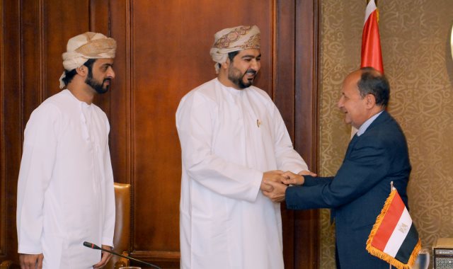 عمرو نصار يستقبل رئيس غرفة صناعة وتجارة سلطنة عمان