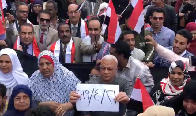مسيرة لدعم التعديلات الدستورية بالمرج