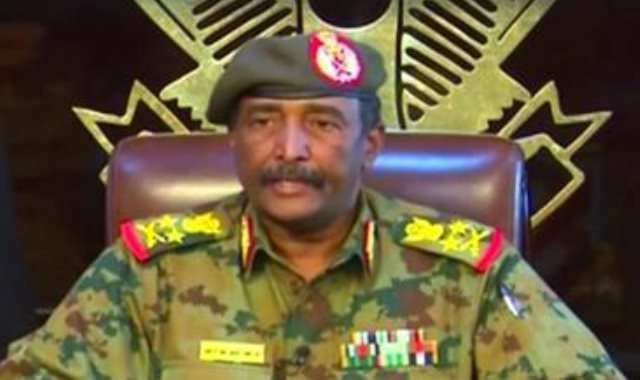 الفريق عبد الفتاح البرهان رئيس المجلس العسكرى الانتقالى السودانى
