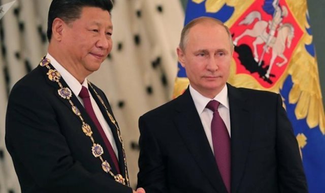  الرئيسان الروسى والصينى