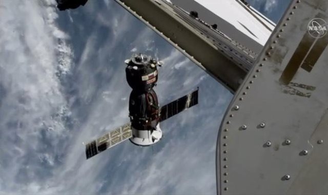 مركبة الفضاء Soyuz MS-11 تنطلق من المحطة الفضائية الدولية متجهة إلى الأرض