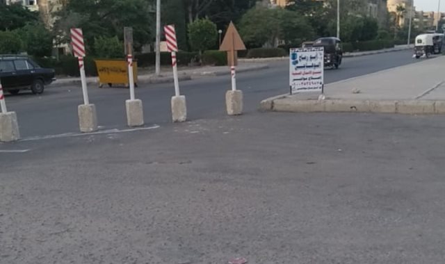اغلاق طريق جمال عبد الناصر