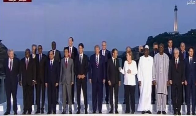  الرئيس السيسى يشارك بالصورة التذكارية لقادة مجموعة السبع الكبار
