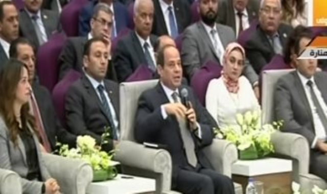 الرئيس عبد الفتاح السيسى بمؤتمر الشباب الثامن